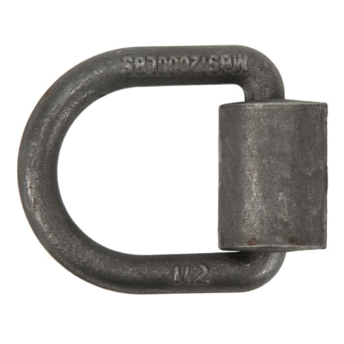 Schweißbarer D-Ring 1/2 Zoll mit Clip 1
