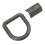 Schweißbarer D-Ring 1/2 Zoll mit Clip 18