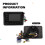 Reprodutor de Rádio MP5 Marinho com Display TFT de 4,1 Polegadas Suporte  FM AM para Iate Gauge ATV UTV SUV RV Carrinho 7