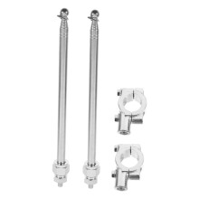 2 Pcs Bike Flag Pole Motorcycle Flagpole Cycling Handlebar Holder Mounting Stand Flag Pole Holder Accessories