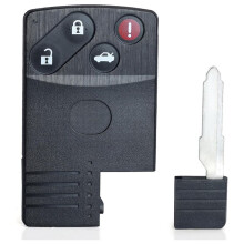 Card Remote Key Shell Case for  5 6 CX-7 CX-9 RX8 Miata 3+1 Button