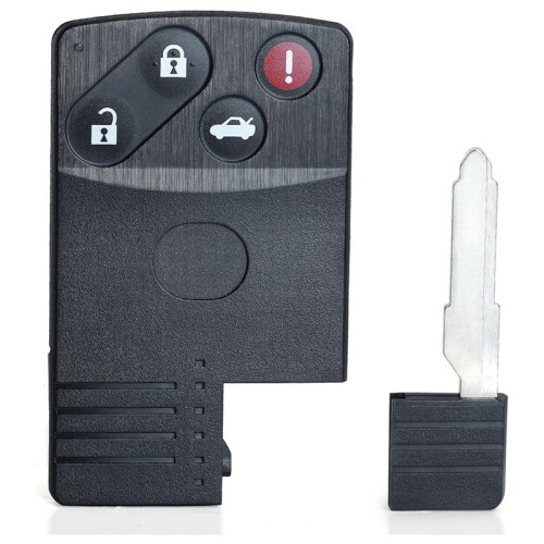 Card Remote Key Shell Case for  5 6 CX-7 CX-9 RX8 Miata 3+1 Button
