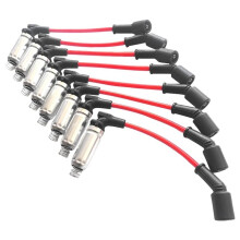 8-Delige Bougiekabelset 19351593 9748RR voor Corvette SSR GTO Silverado Tahoe voor Escalade voor voor V8