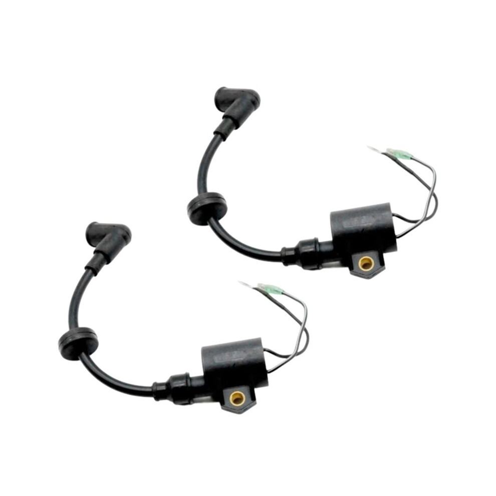2 Pcs Ignition Coil Assy 61N-85570-00 For 2 Stroke 20 25 30 C30 Outboard Motor Replaces 61N-85570-10 Light 6032894086710