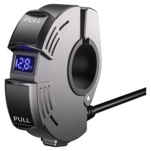 USB-C & USB-A Motorcycle Charger,Motorcycle USB Fast Charger with 30W Type-C Power Outlet for Quick Charging