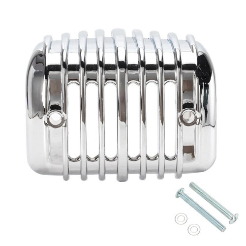 Chrome Voltage Regulator Rectifier Guard for  Softail 2001-2017 Standard Deluxe FLSTN