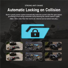 Motorcycle Dual Lens Dash Cam 1080P Front Rear WiFi GPS DVR IP67 Full Body Waterproof Motorbike Driving Video Recorder