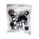 Jaguar E-Pace SUV (I, 17+) - Wheel bolt caps 17 mm silver 4