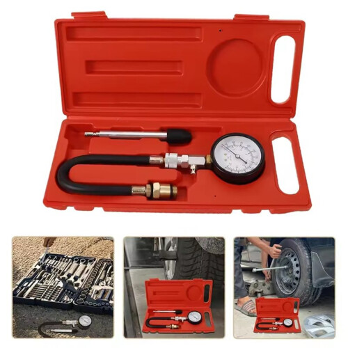Professional Automotive Engine Cylinder Compression Tester Kit Car Repair & Maintenance 1