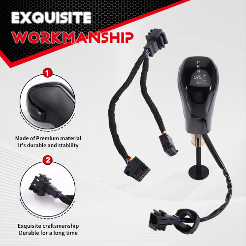 Universal Electronic Display Gear Shift Knob Handball Shift Lever for  B8  7 MQB  Car Accessories 1