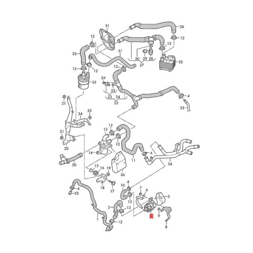 Engine Coolant Pump Auxiliary Water Pump 4N0965567 for    A6L A8 Q7 2