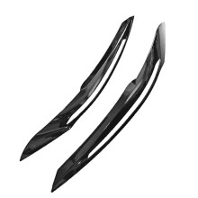 For 1 Series F20 F21 Early 2011-2014 High Quality ABS Front Headlight Cover Garnish Strip Eyebrow Eyelid Lamp Hoods