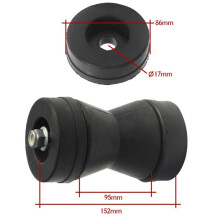 Boat Bow Trailer Roller Shockproof Boat Bow Card Slot for Yacht Trailer Moto Boat Accessories