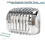 Chrome Voltage Regulator Rectifier Guard for  Softail 2001-2017 Standard Deluxe FLSTN 2