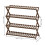 Faltbares Schuhregal Bambus 4 Ebenen 70 cm 1