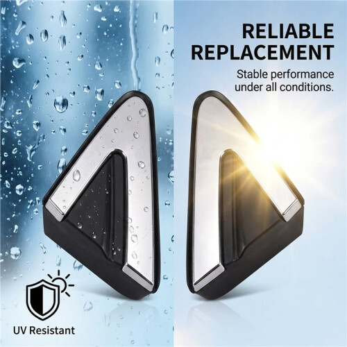 Car Side View Mirror Triangle Plate Triangle Garnish Panel 20833654 20833655 for  Regal 2009-2012 2
