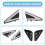 Car Side View Mirror Triangle Plate Triangle Garnish Panel 20833654 20833655 for  Regal 2009-2012 7