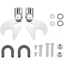 Detachable Motorcycle Sissy Bar Backrest Luggage Racks Clips Kit for Softail Slim Street Bob Deluxe 2018-