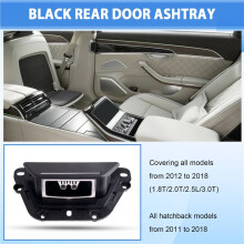 1Pair Rear Ashtray Assy for A6 A7 S7 RS7 12-18 Door Panel Drawer-Style Ashtray L4GD857405A6PS L4GD857405AAY8 Black