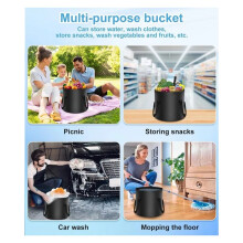 Rechargeable Portable Camping Shower,6000mAh Battery, Ideal for Outdoor Travel,Gardening & Car Washing