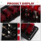 Auto Ignition  Panel Start Push Button LED Indicator for Racing Car Vehicles 12V 20A 5 Rocker Toggle  Panel 2