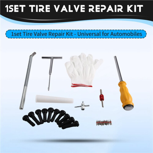 1 Set Däckventilreparationssats - Universell för Bilar 1