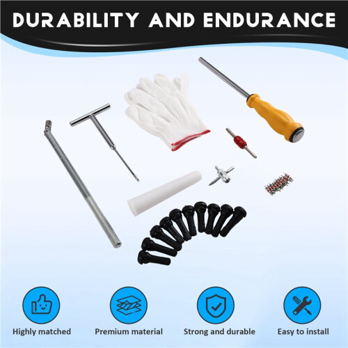 1 Set Däckventilreparationssats - Universell för Bilar 2