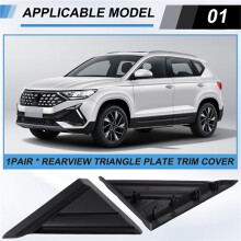1Pair Front Window Corner Triangle Trim Panel 5CG8532719B9 5CG8532729 for VS5 VS7 19-24 A-Pillar Triangle Cover