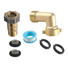 Regulador de Agua para RV y Codo de 90 Grados para Casas Rodantes, Remolques, Grifos Exteriores, Lavadoras y Sistemas de Riego