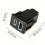 Car Charger Socket Dual USB Type-C PD 12V 24V Dashboard Panel Mount Charger Adapter for  D-MAX 2018-2022 Old Model 4