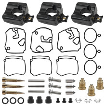 6H4-W0093-04 Carburetor Rebuild Kit for 40 50 Marine for 2 Stroke 40 50 Outboard Motor,6H4-W0093-03