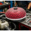 Universal 76mm Air Filter, High Flows Air Purifier, Air Filter,Filter with High Quality and Stable Performance Red 4