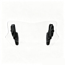 Motorcycle Universal Windshield Extension Adjustable Spoiler Clamp- Windscreen Deflector for Clear