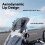 Motorcycle Universal Windshield Extension Adjustable Spoiler Clamp- Windscreen Deflector for    Smoked 2
