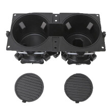 Front Center Console Cup Holder & Cup Holder Insert Mats for Expedition 2018-2021 JL1Z-7813562-AA JL1Z7813562AA