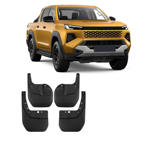 Parafanghi per  Hilux 2026, Anteriori e Posteriori, Antispruzzo, Antigraffio. 2
