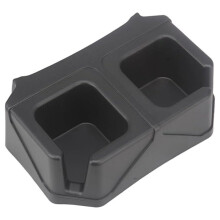 Rear Dual Cup Holder for Bronco 2021-2026 Upgraded Back Floor Organizer Storage Box Tray Interior Accessories