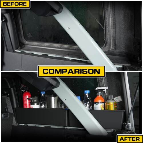 Trunk Side Storage Box Tray Organizer for  Bronco 2021-2026 Rear Cargo Side Box Trunk Caddy Box Interior Accessories 2