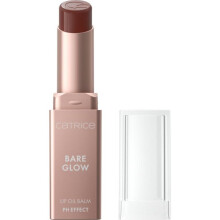 Soin des lèvres - CATRICE - Bare Glow Lip Oil Balm - 20 Warm Mahogany - Hydratant - Fini brillant