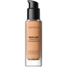Foundation - CATRICE - Skin Like Luminous - 043W - Glanzende finish - Hyaluronzuur hydratatie - 12u houdbaarheid