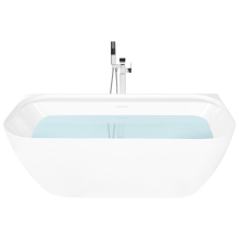 Back to Wall Bathtub TAUCA 1700 x 800 mm White