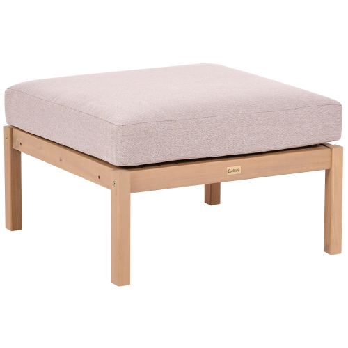 Beliani Ottoman RIVELLO Light Brown