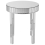 Beliani Side Table RIMARDE Glass Silver 4