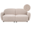 Beliani Sofa 3 Seater JULE Boucle Beige 1