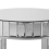 Beliani Side Table RIMARDE Glass Silver 5