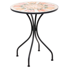 Bistro Table SETTALA 60 cm 60 cm Metal Multicolour