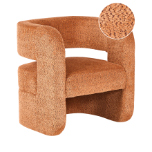 Armchair VIDSEL Chenille Orange