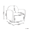 Beliani Armchair JULE Boucle Beige 3