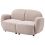 Beliani Sofa 2 Seater JULE Boucle Beige 5