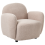 Beliani Armchair JULE Boucle Beige 4